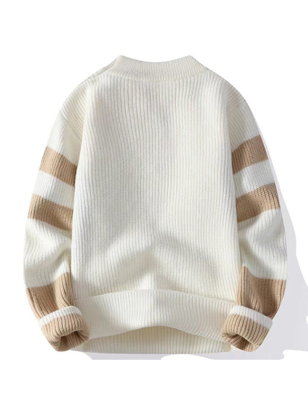 Men's Loose Crew Neck Sweater