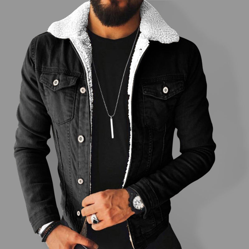 Men’s Fleece Jean Jacket