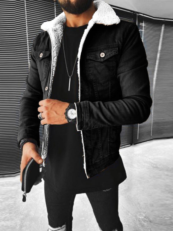 Men’s Fleece Jean Jacket