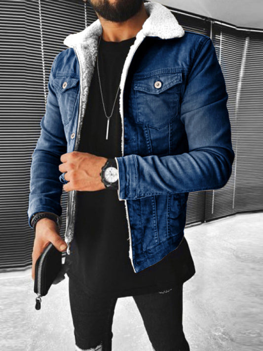 Men’s Fleece Jean Jacket