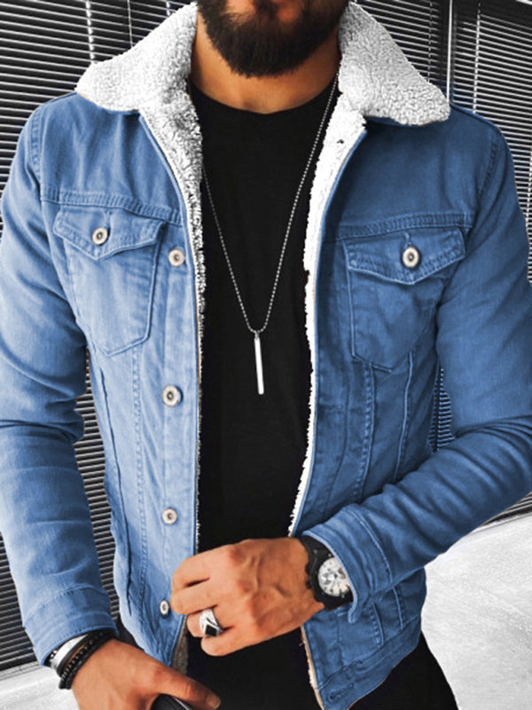 Men’s Fleece Jean Jacket