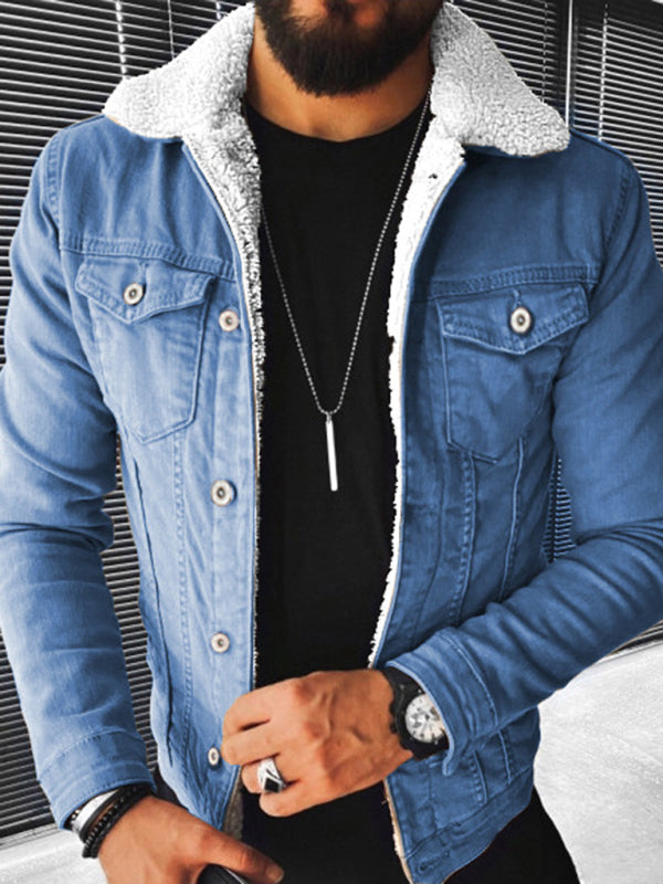 Men’s Fleece Jean Jacket