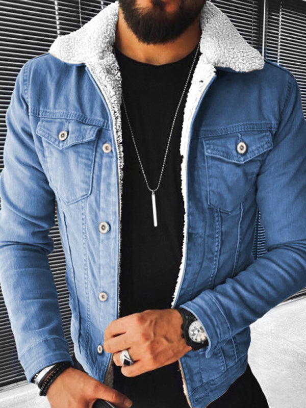 Men’s Fleece Jean Jacket
