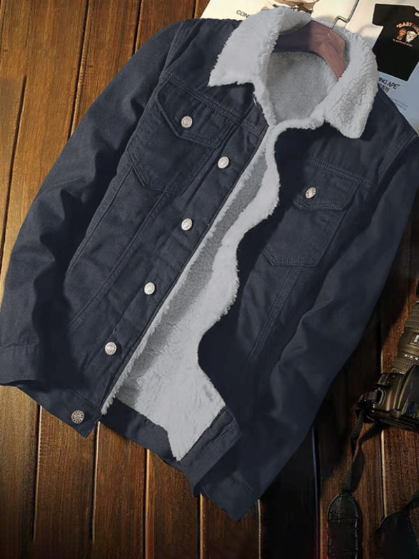 Men's Sherpa Denim Jacket