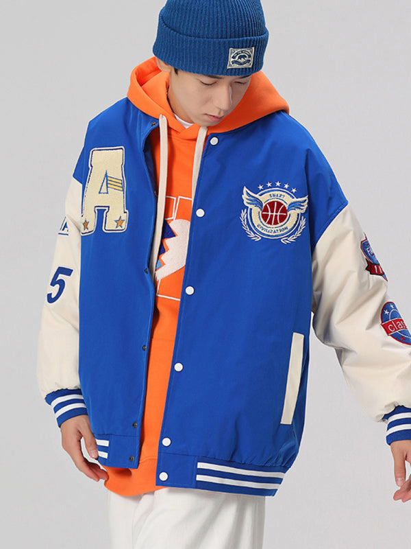 Men's Embroidered Bomber Jacket