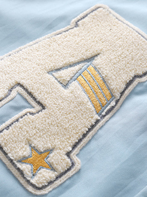 Men's Embroidered Bomber Jacket