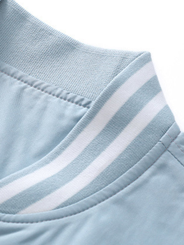 Men's Embroidered Bomber Jacket