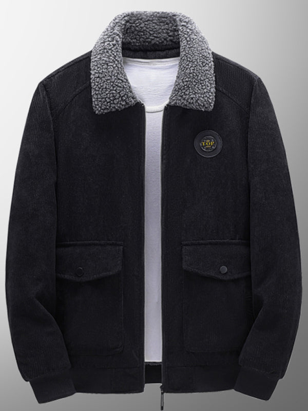 Men's Lambs Wool Corduroy Jacket