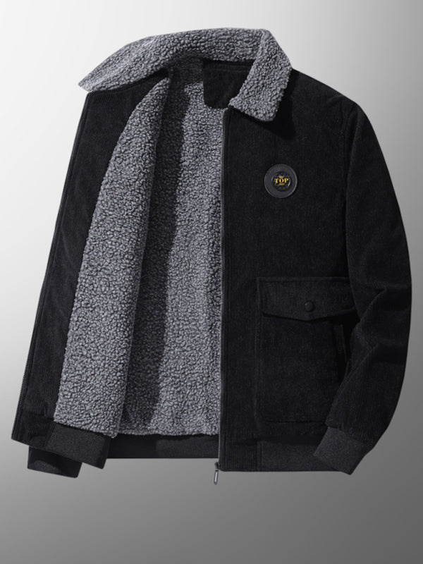 Men's Lambs Wool Corduroy Jacket