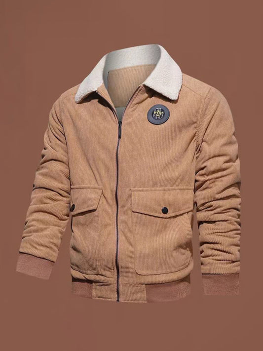 Men's Lambs Wool Corduroy Jacket