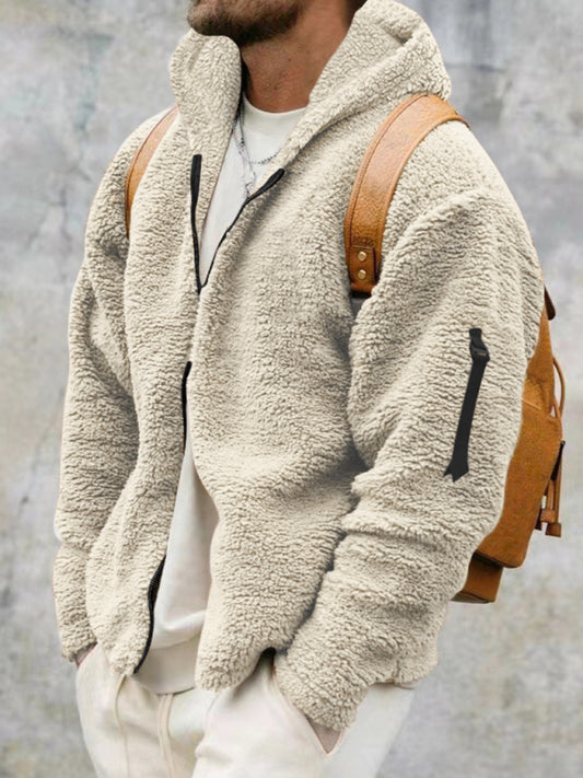 Men's Loose Casual Hooded Jacket