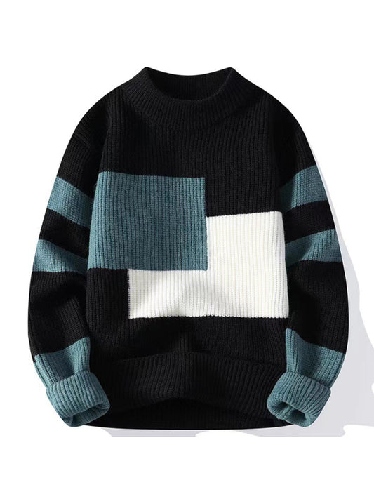 Men's Loose Crew Neck Sweater