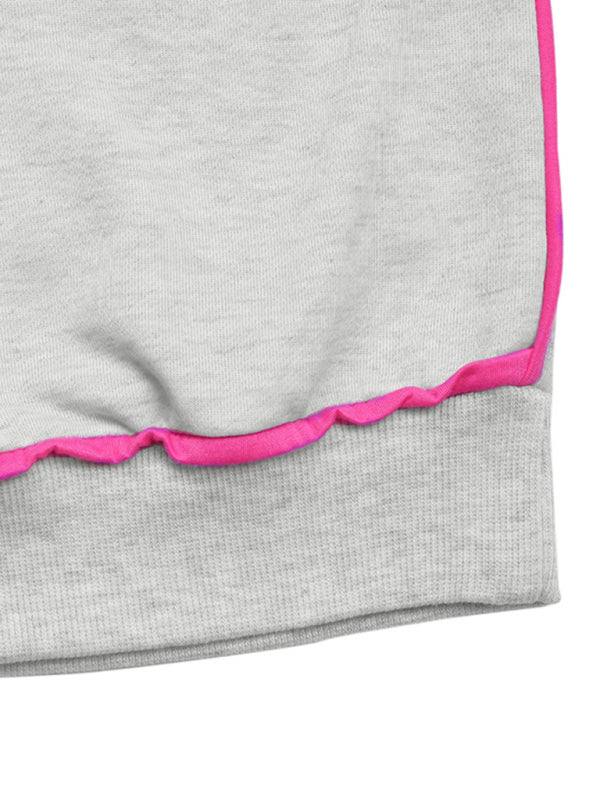 Round Neck Loose Sweatshirt